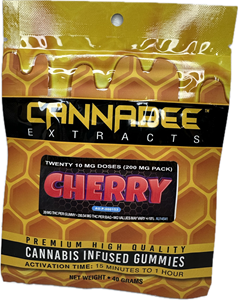 Canna Bee Extracts Edibles - Cherry (200mg)