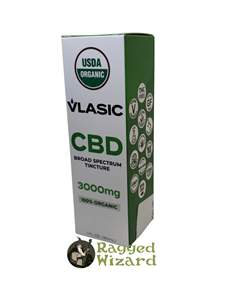 Isolated Cannabinoid Tinctures (NO THC) - USDA 100% Organic Broad Spectrum CBD 3000mg (100mg per dropper)