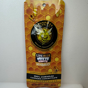 Canna Bee Extracts Live Resin Disposable - White Runtz - Hybrid (1g)