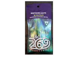 269 Canna - Northern Lights (I) Live Resin disposable vape cart (1g)