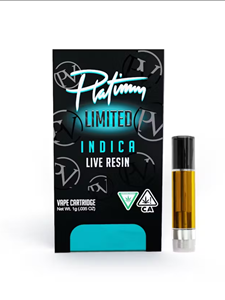 Platinum Live Resin Vape Cart - Blackberry Kush (I) (1g)