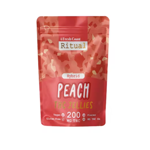 Fresh Coast Edibles - Peach (H) Jellies 200mg