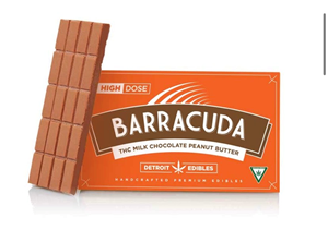 Detroit Edibles - Barracuda Bars - Milk Chocolate Peanut Butter 200mg
