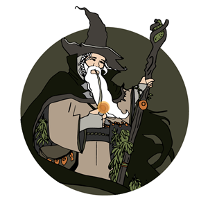 Ragged Wizard Preroll Packs - Cadillac Rainbows Magic Wand 5pk (5g)