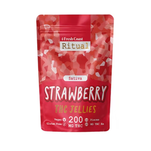 Fresh Coast Edibles - Strawberry (S) Jellies 200mg