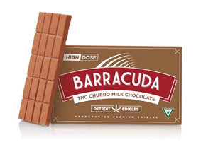 Detroit Edibles - Barracuda Bars - Milk Chocolate Churro 200mg