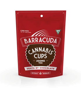 Detroit Edibles - Barracuda Cups - Death By Chocolate 200mg