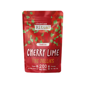 Fresh Coast Edibles - Cherry Lime (I) Jellies 200mg